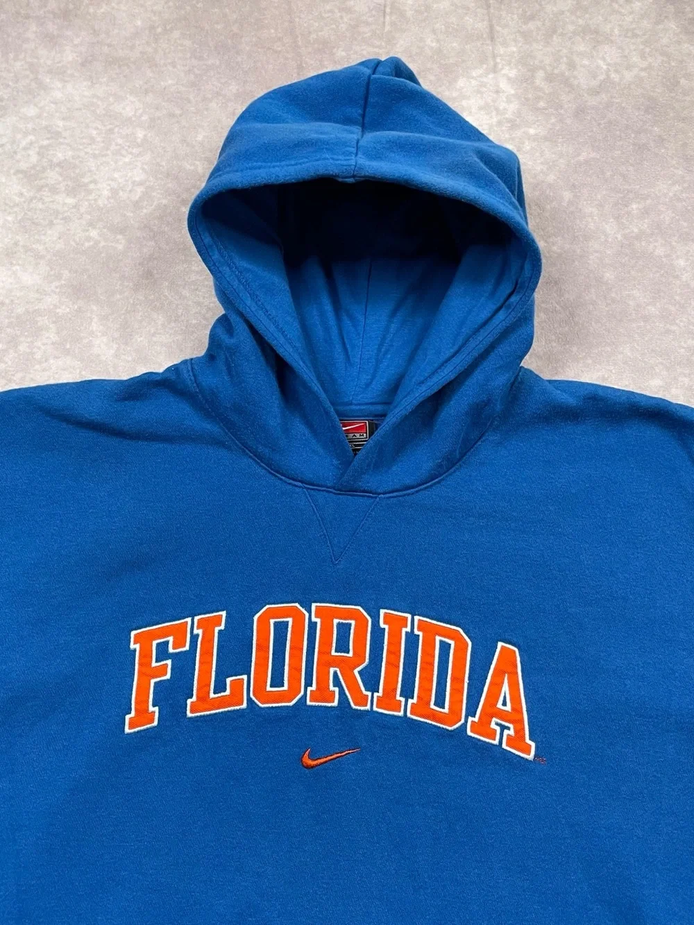 Florida Gators UF Nike Hoodie Youth Teens XL Blue Center Swoosh Sweatshirt